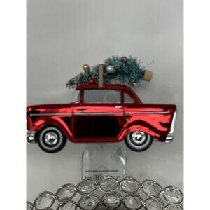 Bath and Body Works Christmas CLASSIC RED CAR with TREE Wallflower Plug-in NEW